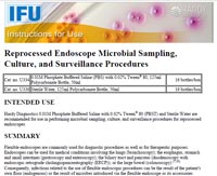 endoscope microbial and environmental ifu instructions for use