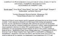 transpro poster performance evaluation of viral stability with utm cvm